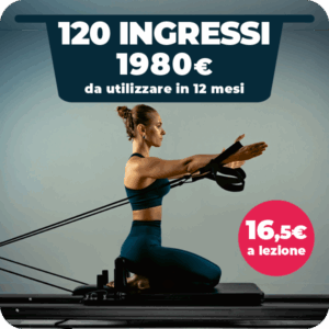 Pacchetto 120 Ingressi Studio Pilates Reformer